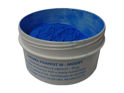 Hahn Color Pigment M - do epoxidů Metalický Modrý 50 g