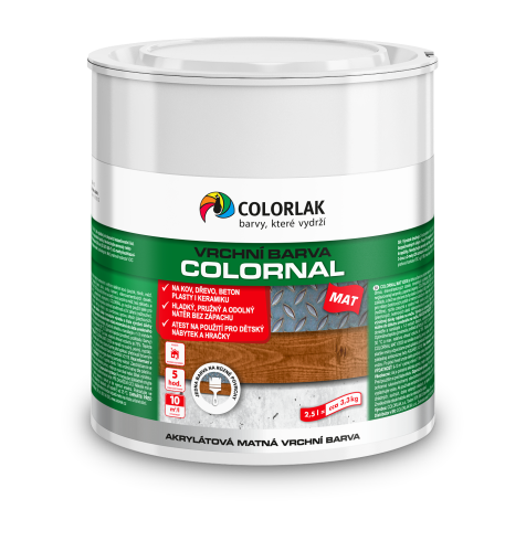 COLORLAK Colornal Mat V2030 C1999 černá 2,5 l