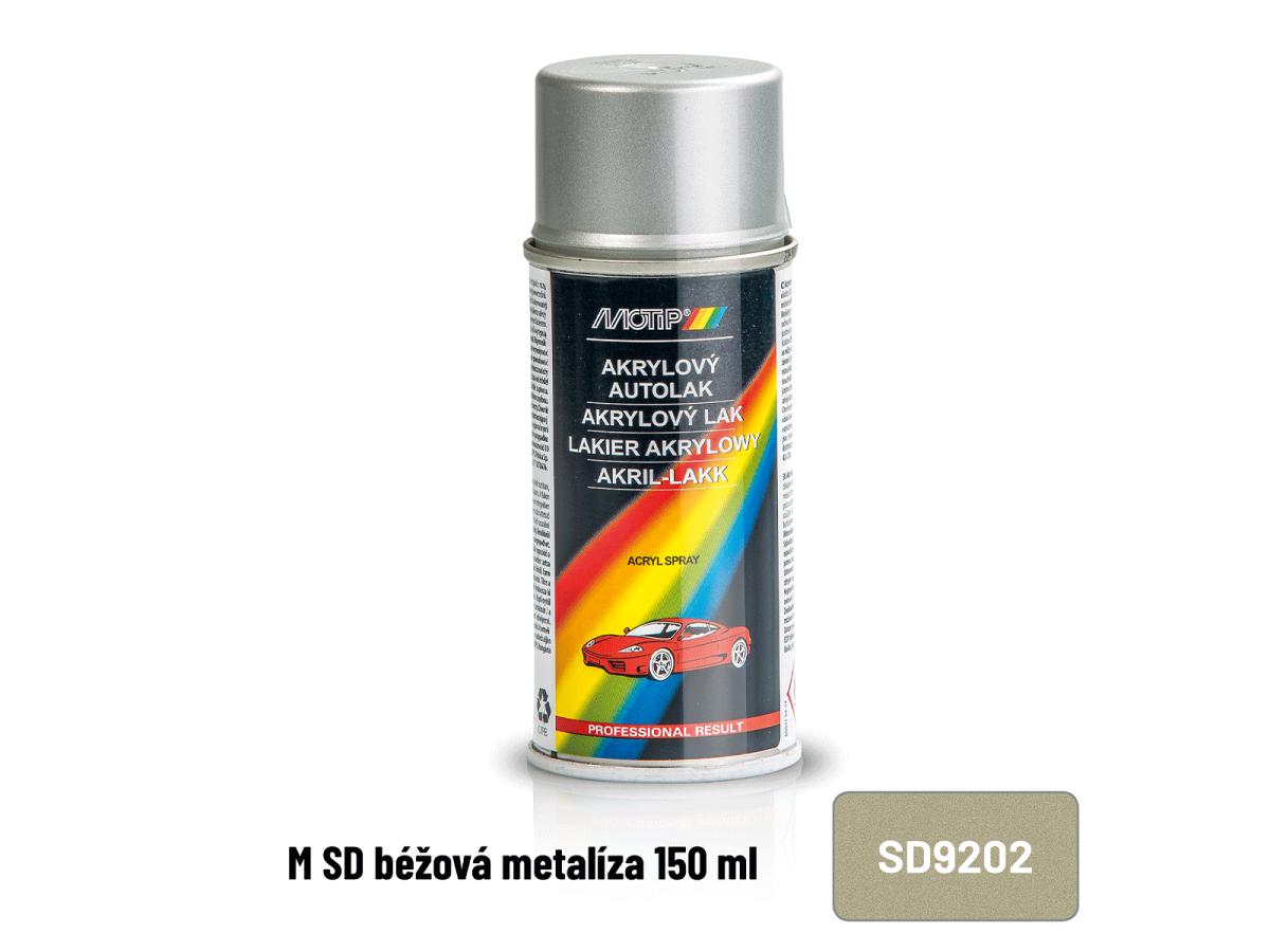 Sprej ŠKODA 9202 béžová metalíza – 150 ml
