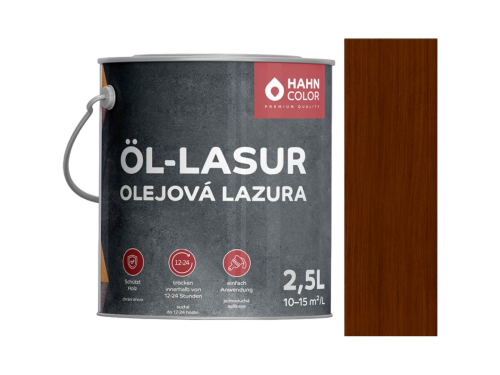 Hahn Color Olejová Lazura 11 Týk 2,5 l