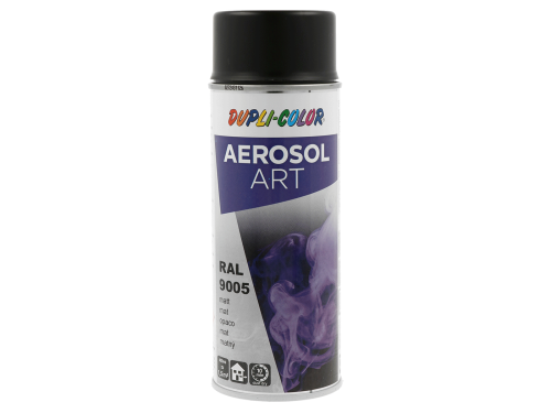 DUPLI-COLOR AEROSOL ART RAL 9005 černá 400 ml matný
