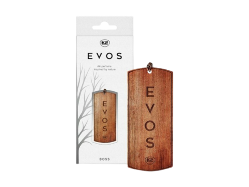 K2 EVOS dřevěná vonná visačka BOSS