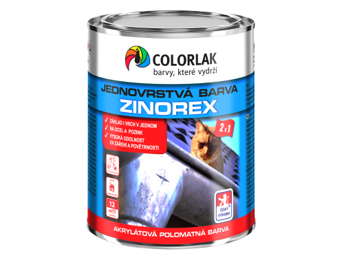 COLORLAK Zinorex S 2211 RAL 9006 hliník bílý 3,5 l