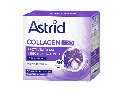 Astrid Collagen Pro noční krém proti vráskám 50 ml
