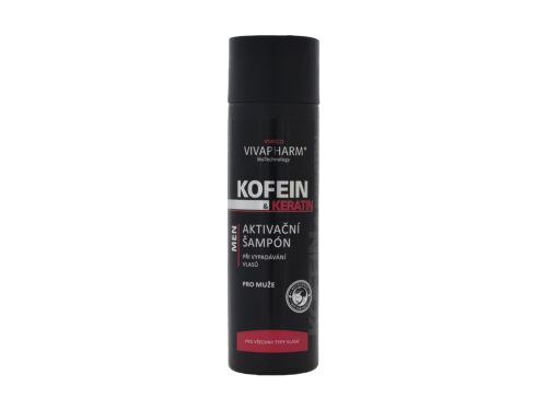 Vivaco Vivapharm Kofeinový šampon pro muže s keratinem 200 ml