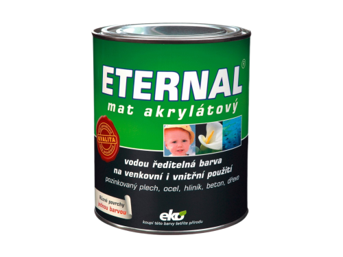 Eternal mat akrylátový - 02 Světle šedá 0,7 kg
