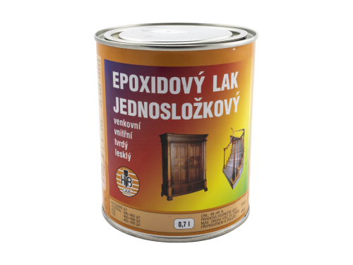 HB-Lak Epoxidový jednosložkový lak na dřevo a kov Lesk 0,7 l