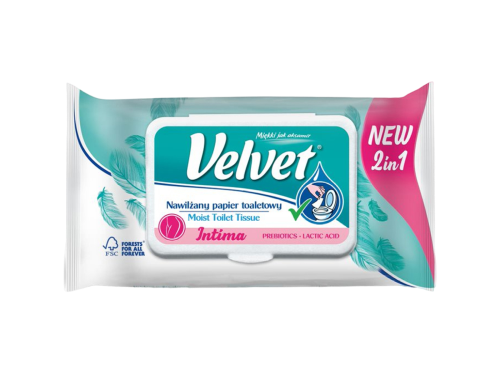 Velvet Intima 2v1 vlhčený toaletní papír 42 ks