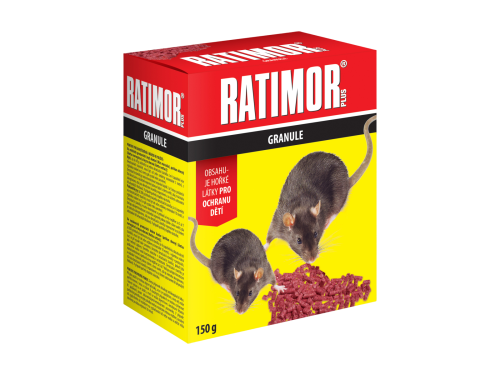 Ratimor Plus granule nástraha na hlodavce 150 g