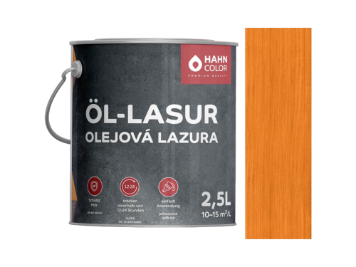 Hahn Color Olejová Lazura 05 Borovice 2,5 l