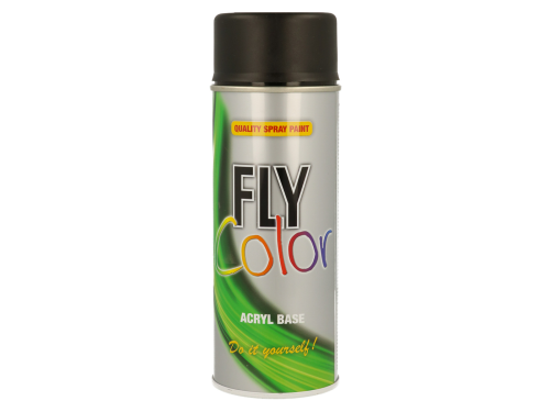 Sprej MOTIP Flycolor RAL 9005 Mat – 400 ml