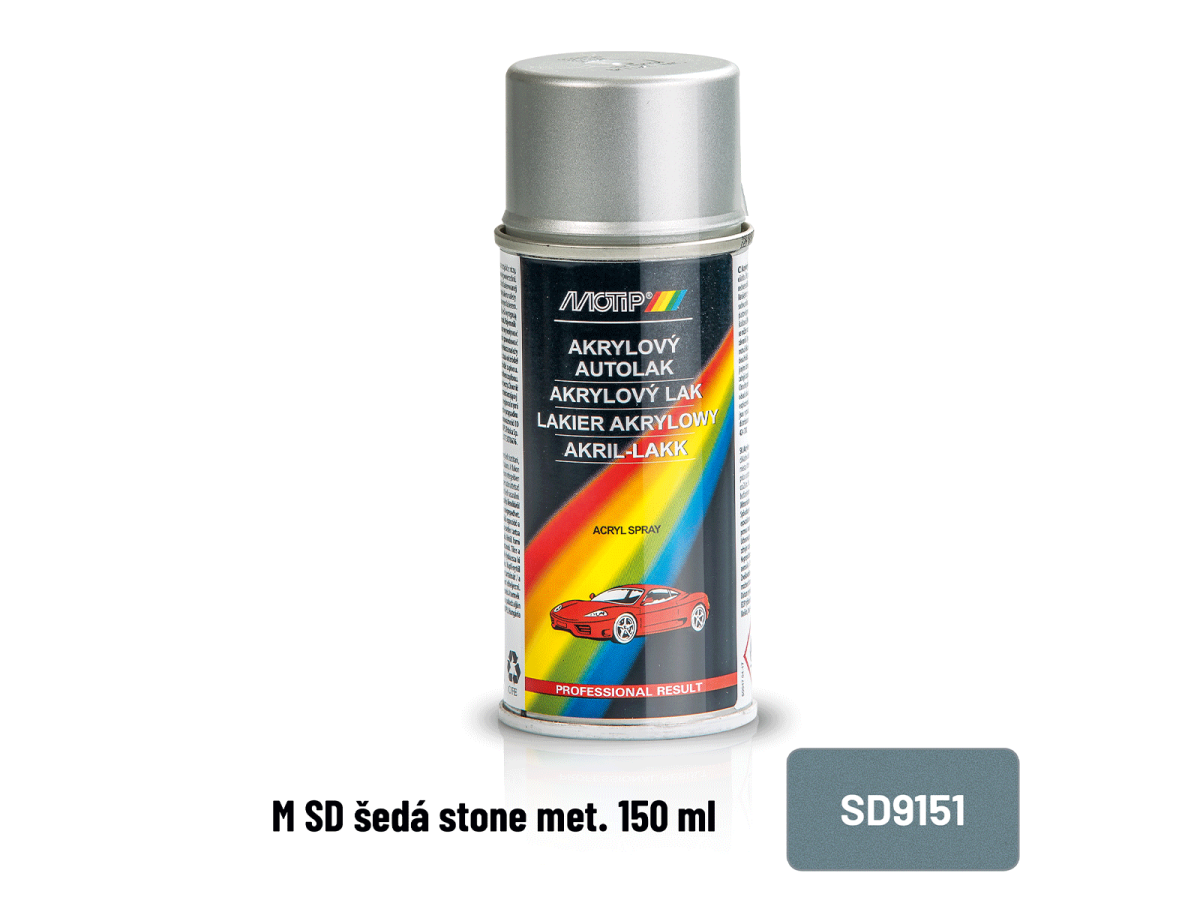 Sprej ŠKODA 9151 šedá Stone metalic – 150 ml