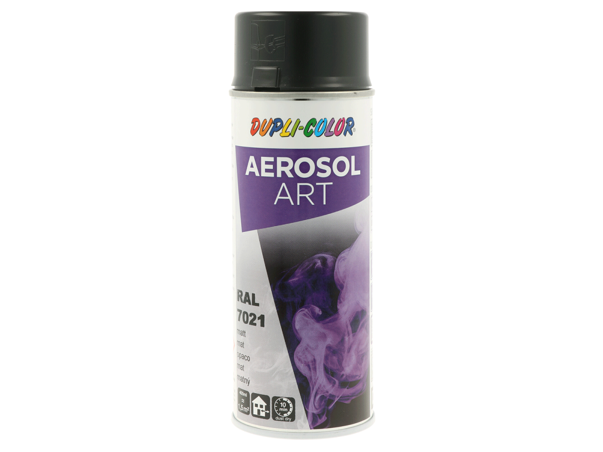 DUPLI-COLOR AEROSOL ART RAL 7021 černošedá 400 ml matný