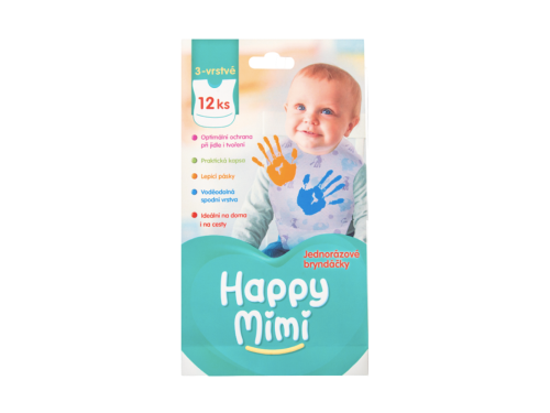 Happy Mimi jednorázové brindáky 12 ks