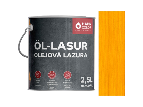 Hahn Color Olejová Lazura 02 Pinie 2,5 l