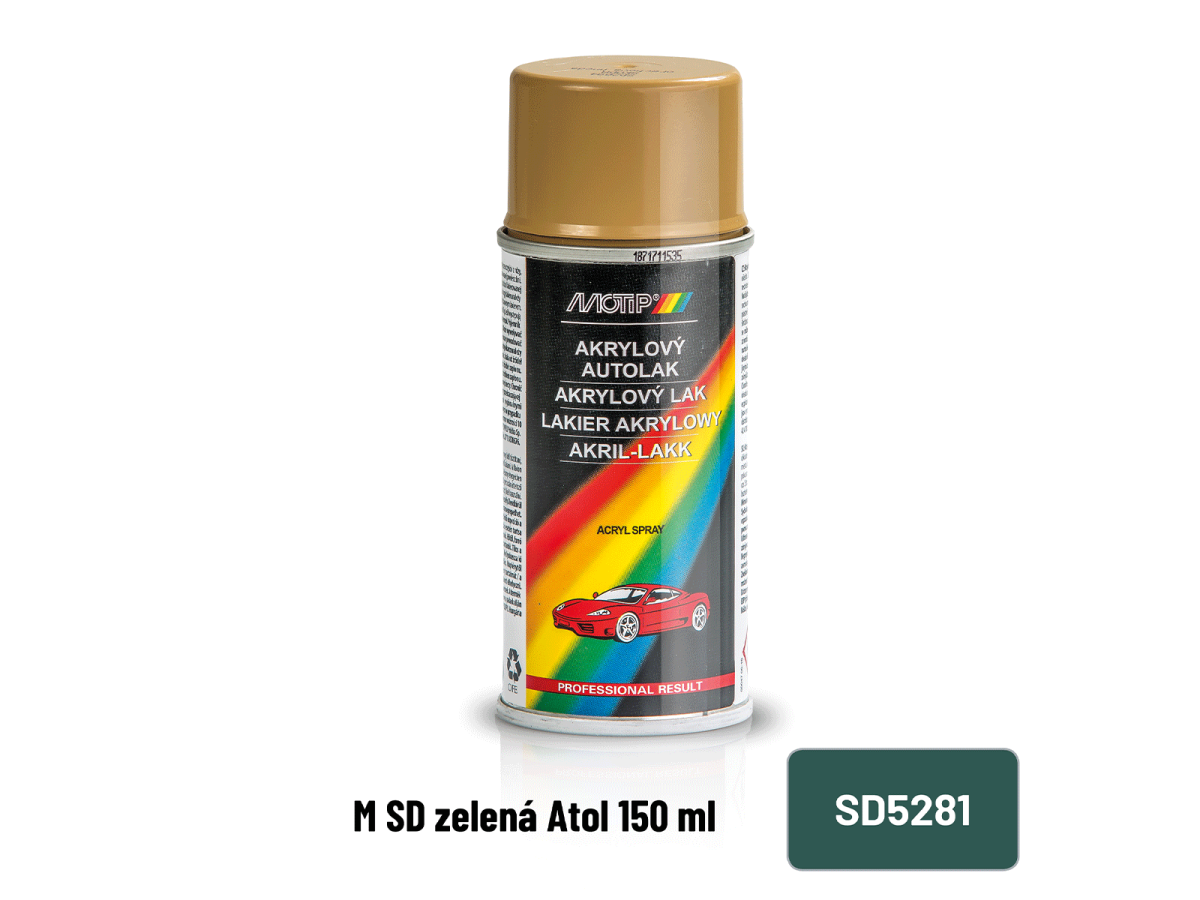 Sprej ŠKODA 5281 zelená Atol – 150 ml