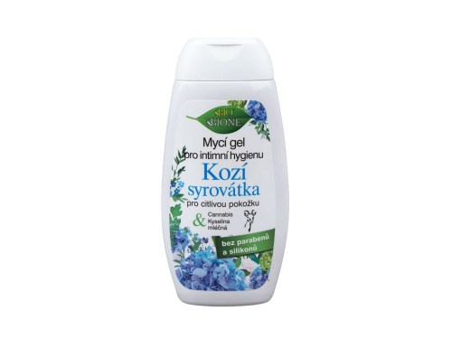 BIONE mycí gel pro intimní hygienu Kozí Syrovátka 260 ml