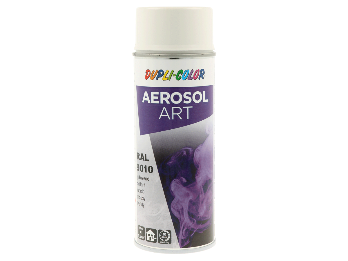 DUPLI-COLOR AEROSOL ART RAL 9010 čistě bílá 400 ml lesklý