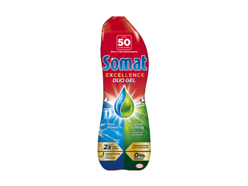 Somat Excellence Duo gel do myčky Grease Cutting 50 dávek 900 ml