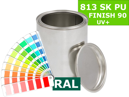 Baril 813 Steelkote Finish 90 UV+ - Dvousložková polyuretanová vrchní barva 5 l - míchaná