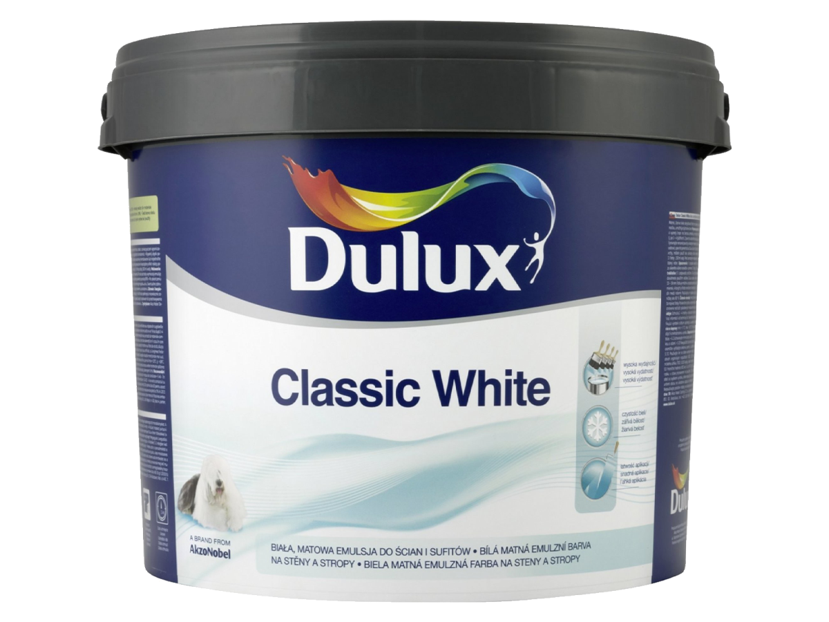 Dulux Classic bílá 10 l