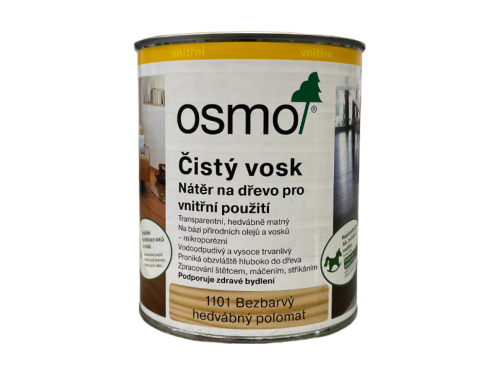 OSMO Čistý vosk pro exotické dřeviny 1101 bezbarvý 0,75 l