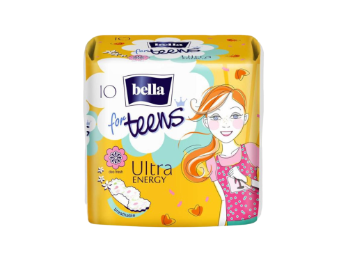 Bella For Teens hygienické vložky Ultra Energy 10 ks