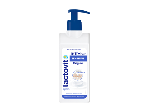 Lactovit Original gel na intimní hygienu Intim Care SENSITIVE 250 ml