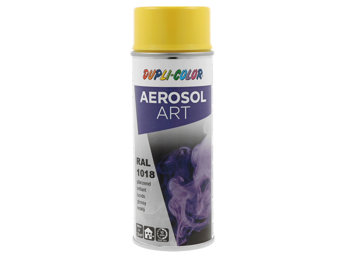 DUPLI-COLOR AEROSOL ART RAL 1018 zinková žlutá 400 ml lesklý