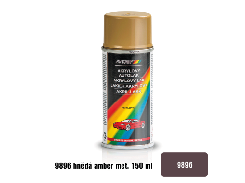 Sprej ŠKODA 9896 hnědá amber metalíza – 150 ml