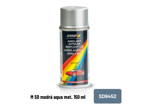 Sprej ŠKODA 9452 modrá aqua metalíza – 150 ml