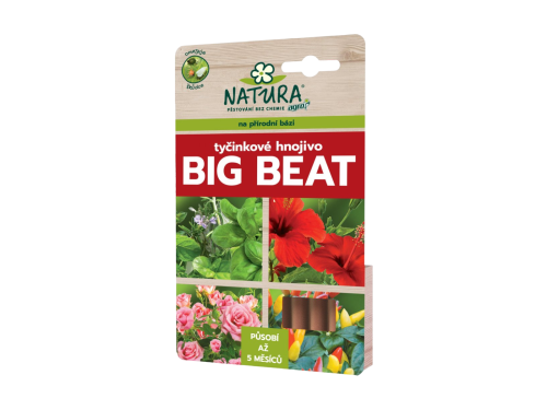 Natura Big Beat tyčinkové hnojivo 12 ks
