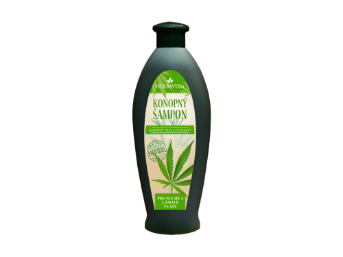 Herbavera konopný šampon pro suché a lámavé vlasy 550 ml