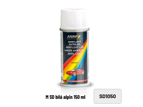 Sprej ŠKODA 1050 bílá Alpin – 150 ml