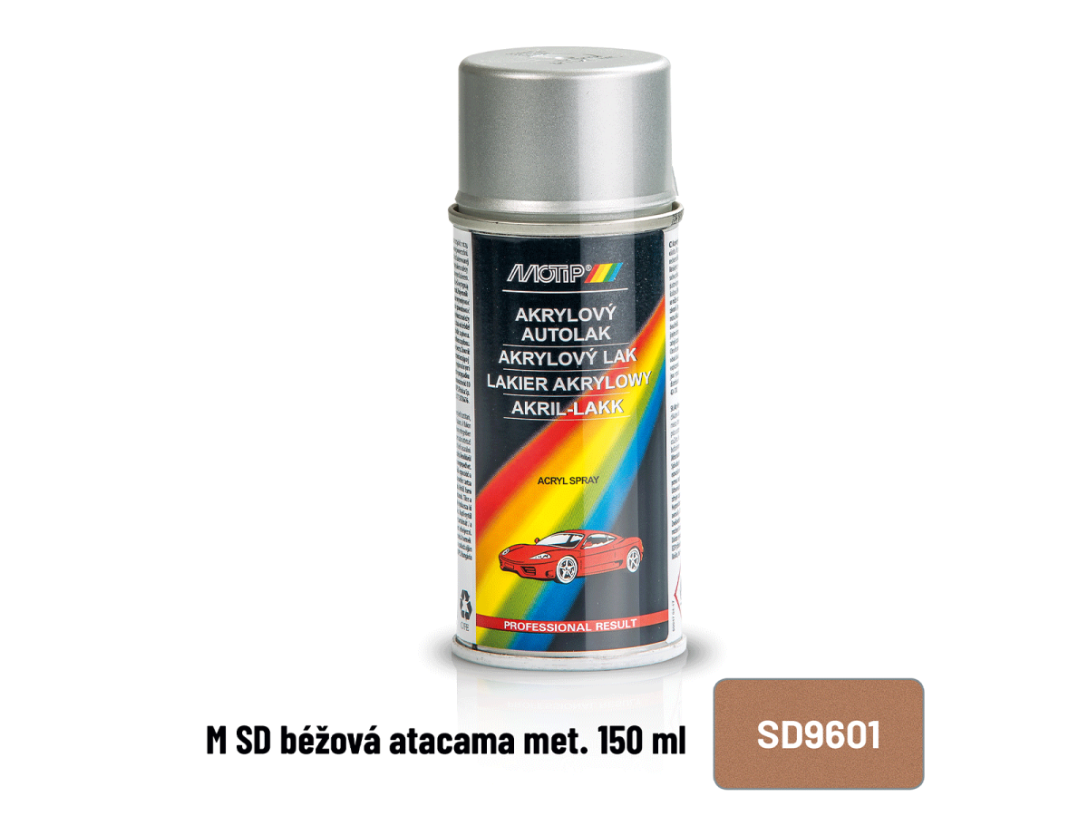 Sprej ŠKODA 9601 béžová atacama metalíza – 150 ml