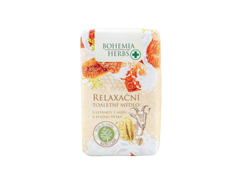 Bohemia Herbs toaletní mýdlo med a kozí mléko 100 g