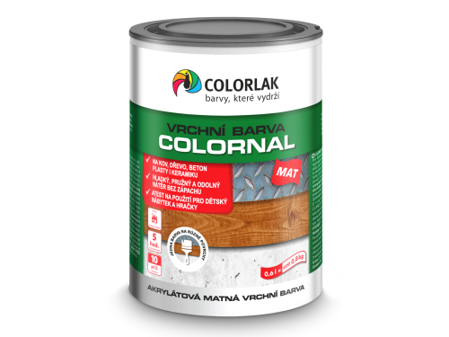 COLORLAK Colornal Mat V2030 C1999 černá 0,6 l