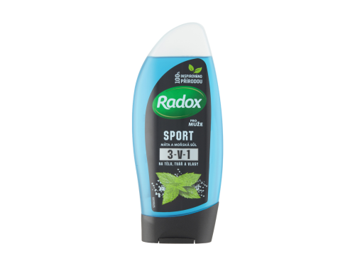 Radox sprchový gel Sport 3v1 Máta a Mořská Sůl 250 ml