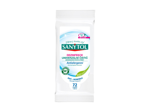 Sanytol dezinfekční utěrky antialergenní 24 ks
