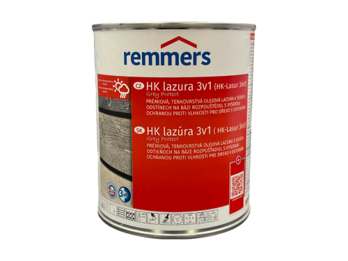 Remmers HK lazura 3v1 Grey Protect antracitově šedá* (FT-20928) 0,75 l