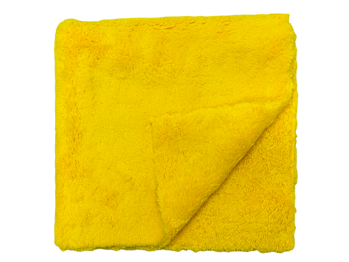 Leštící utěrka z mikrovlánka – BRAYT voskovací žlutá – 40 x 40 cm
