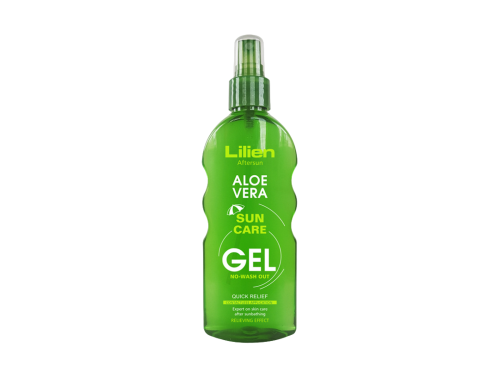 Lilien Sun Active zklidňující bezoplachový gel po opalování Aloe Vera 200 ml