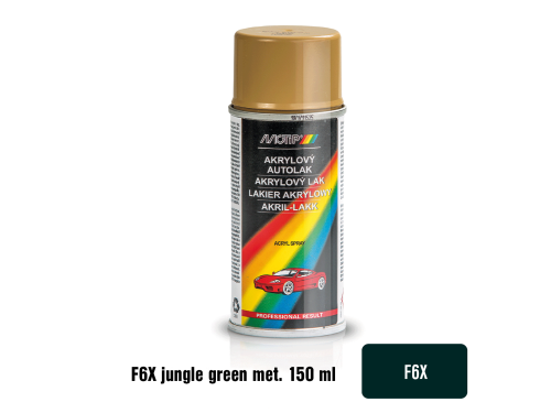 ŠKODA F6X jungle green metalíza – 150 ml