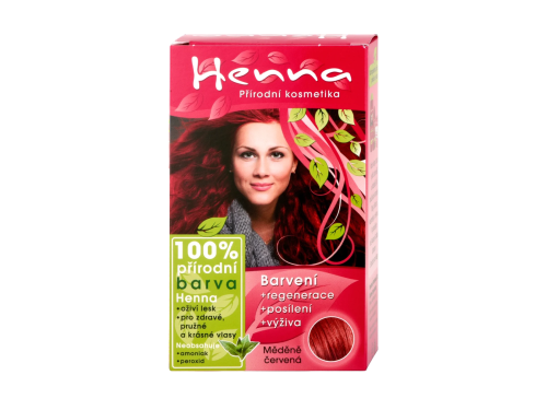Henna přírodní barva na vlasy Červená 33 g