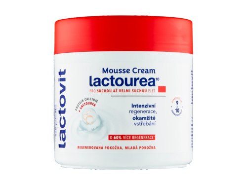 Lactovit Lactourea pěnový krém Regenerační Mousse Cream 400 ml